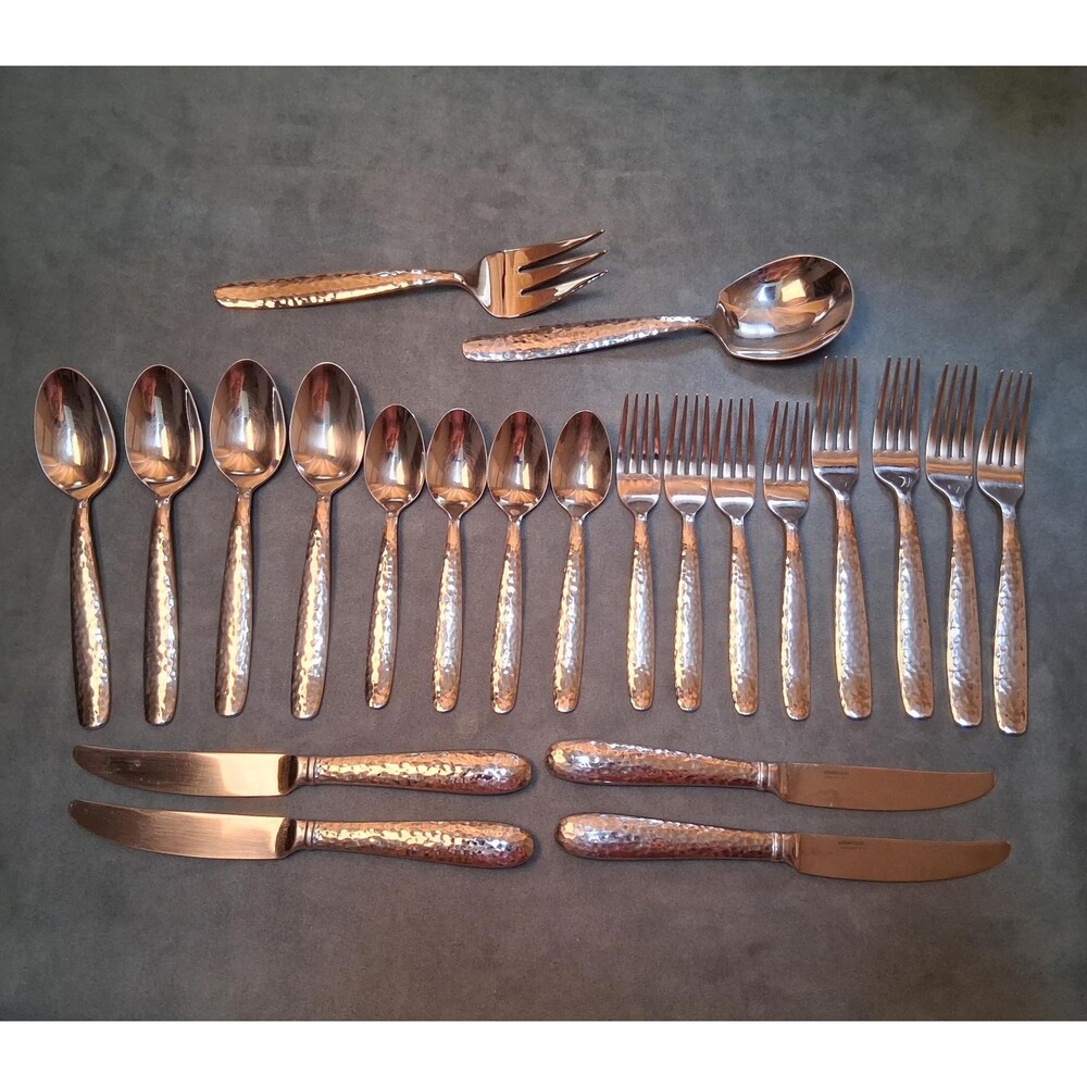 Yamazaki Summersby Stainless Service for 4 + Serving Pc